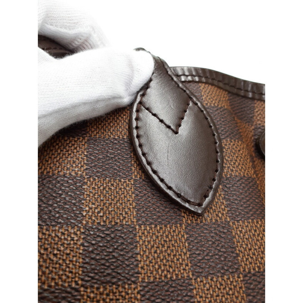 Louis Vuitton Damier Ebene Brown Neverfull Tote Bag - Picture 8 of 8